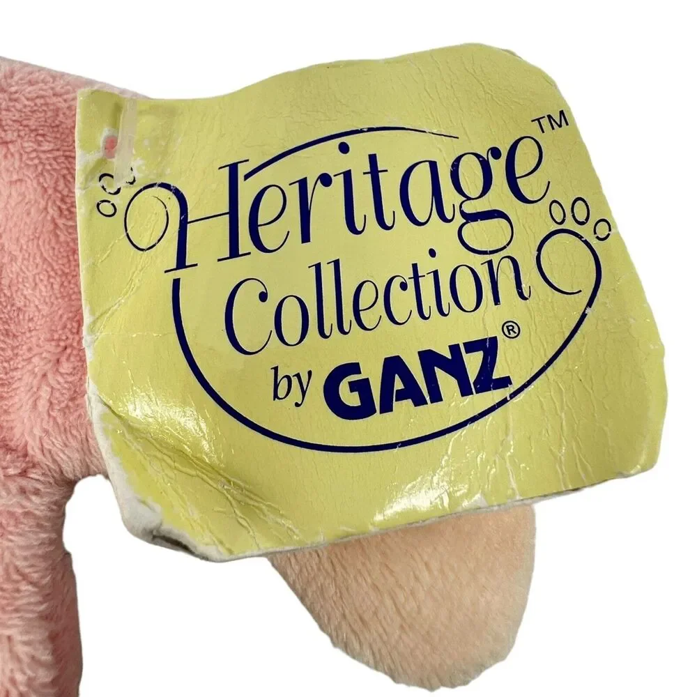 Ganz Heritage Collection EASTER‎ POUCH Lamb Pink Zipper Bag HE5907 Rare